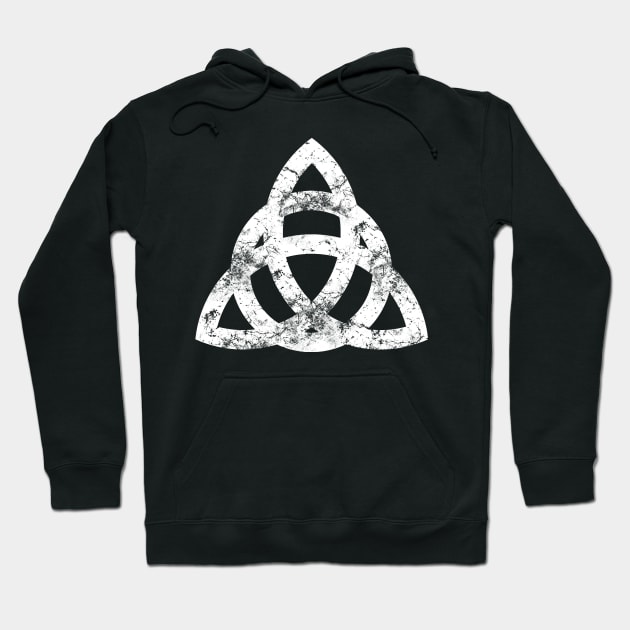 Celtic Knot Triquetra Symbol Hoodie by Scar